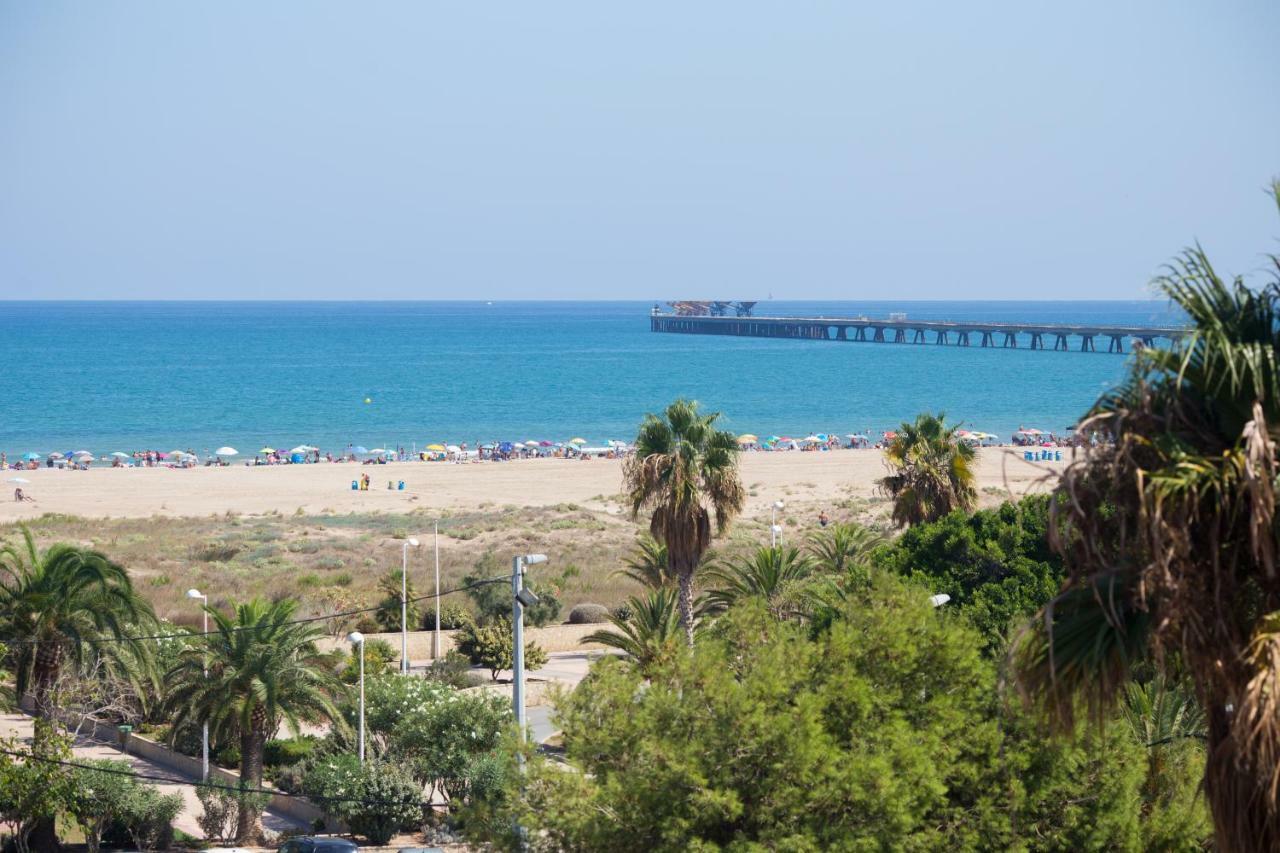Apartamento en primera línea en Puerto de Sagunto Exterior foto
